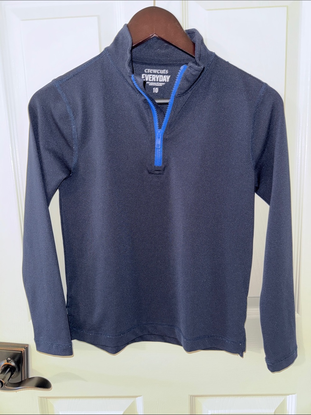 Crewcuts Zip-up Navy shirt